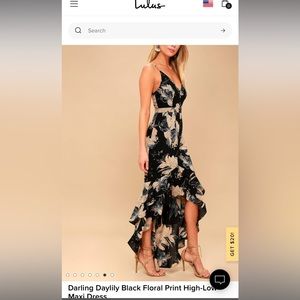 Lulus maxi dress